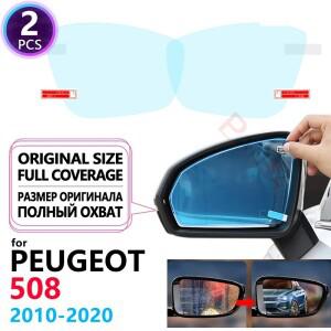 푸조 호환 508 RXH 2010 ~ 풀 커버 안개 방지 필름 방수 백미러 액세서리