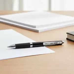 라인1 저중심 단색 필기 볼펜 0.7mm 1다스 3컬러