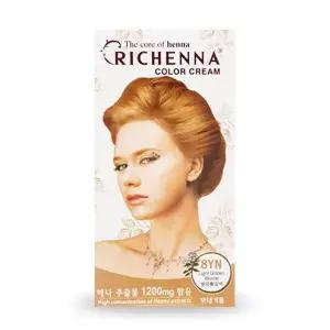 테온셀 리체나 칼라크림 8YN밝은황갈색 /헤나 염색