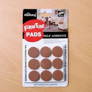 [콩심팥심]18p 원형폼 바닥보호패드 긁힘방지 의자스티커