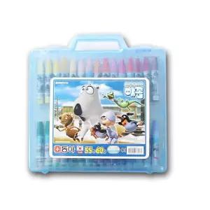 동아 빼꼼 크레파스 55색 60본 -PP/동아빼꼼크레파스55색60본/캐릭터/색칠도구/색칠/스케치북/어린이