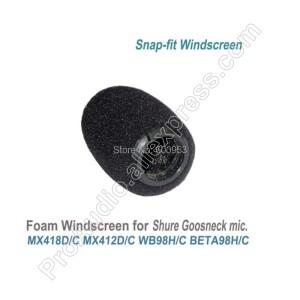 프로 스냅핏 폼 윈드 스크린, 슈어 MX412 WB98 BETA98 악기 구즈넥 마이크용