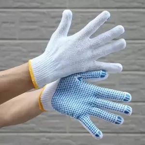 10p 도트코팅 화이트장갑 미끄럼방지 목장갑