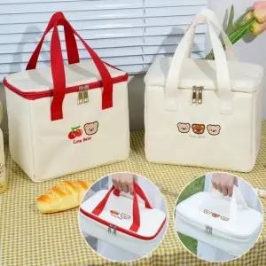 아이스 보냉 토트백 도시락 쿨러 가방 캐릭터 디자인 냉장백