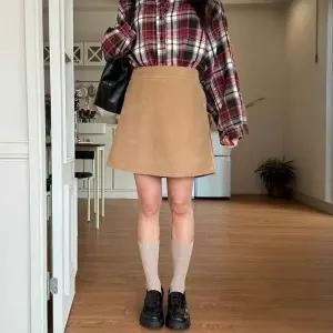 [하프클럽/셀러허브_여성트랜드패션]빅사이즈 512 엘리플레어핀탁스커트 DLT