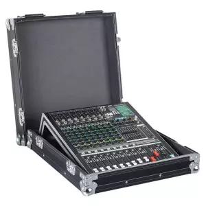 음향 믹서 하드케이스 은백색 보관상자 콘솔 무대장비