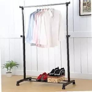스탠드 조립식 이동식 옷걸이 행거1단 길이조