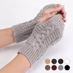 여성 꽈배기 니트 핸드워머 URK_070 여자팔토시 여성팔토시 핸드워머 팔워머