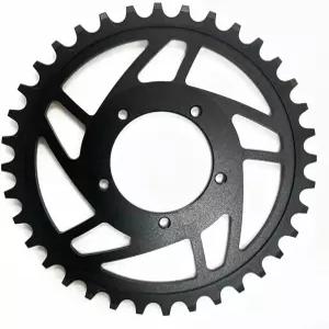 전기 자전거 36T 체인링 오프셋 보정 미드 드라이브 키트 변환용 마운트 원형 블랙