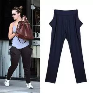 [라일리여성의류] Rly 왕주머니 배기팬츠 하절기 하의밴드바지 트레이닝팬