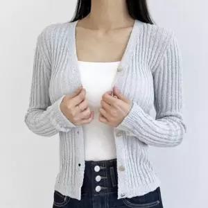 [라일리여성의류] Rly 리넨패브릭 여자 니트가디건 S/S 썸머쉬어소재