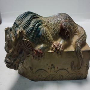 자사석 조각 비슈 옥쇄 길이18cm 무게2.7kg 단초마을 골동품/수집품/도자기