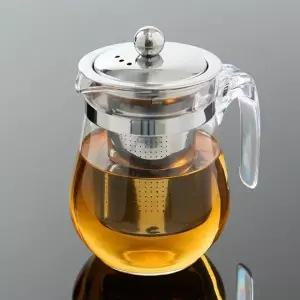내열 강화유리 티포트 차 주전자