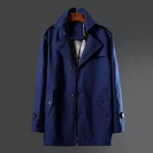 [골드스마일]대형 남성용 기모 안감 롱 카라 바람막이 코트