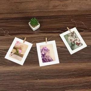 사진가랜드 종이액자(3x4) 나무집게 페이퍼프레임 (KYR-WBD7E91)