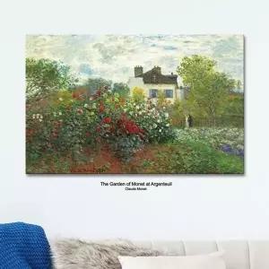 아르장퇴유 모네의 정원 명화 캔버스 액자 55x35cm (KYR-WF158A5)
