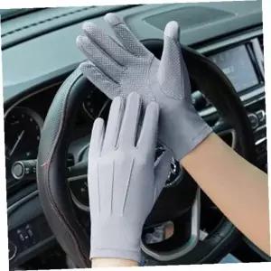 터치장갑 심플 여성 스포츠 터치장갑(그레이) 등산 자전거장갑