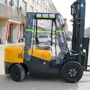 지게차 투명 바람막이 덮개 방수 비막이 캐노피 굴삭기