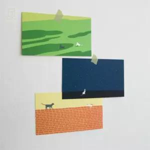 스토어-다유 리틀띵 포스트카드 옥상에서 감성 엽서 PART 08 엽서꾸미기