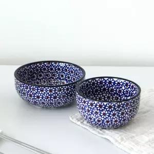 (2+2) 파뷔에 잘리피에 공기대접 2인세트 네이비 (총4P)