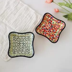 (2+2) 파뷔에 잘리피에 사각찬기세트 (그린 블로썸) 총4P