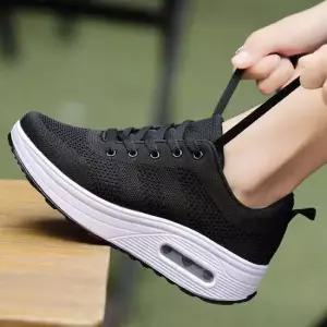 매쉬운동화 여성 5.5cm 통굽 삭스 키높이운동화 워킹화 런닝화