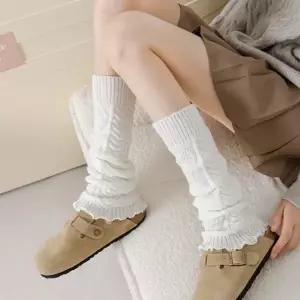 HL] 치마 양말 레그 니트 겨울 가을 케이블 워머 코디