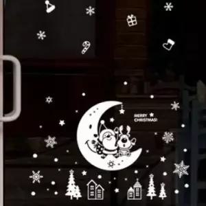 ( )스티커 겨울X MAS 루돌프 산타랑