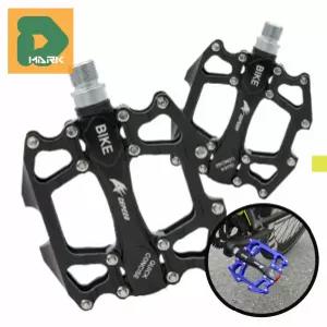 MTB 자전거페달 튼튼한 알루미늄합금 초경량 로드 평페달 접지력 풀세트 블랙 미끄럼방지 교체 베어링 튜닝