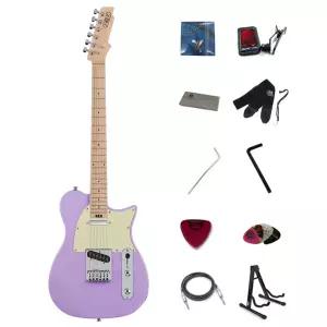 헥스 일렉기타 T100 S/PU 퍼플무광 입문용 텔레케스터바디