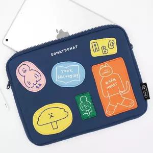 감성 11인치 패드 랩탑 파우치 도낫프렌즈 1P 케이스 태블릿가방