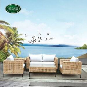 야외 라탄 소파 4인 5인 등나무 테이블 코너 카페 베이커리 펜션 의자