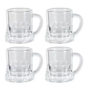 현이몰 퓨어 미니 손잡이 소주잔 4p 세트 주기 소주 소주컵 컵 유리잔 유리컵 홈카페