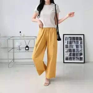 일상워싱 스트리트 트렌디 와이드핏 바텀스