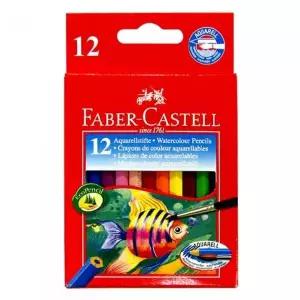 [셀러에이드]파버카스텔 미니색연필 수채 지관 12색 114412 / 적색 개(1개입)