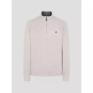 [국내정품] 빈폴 BEANPOLE MEN 클래식 소프트 코튼 쿼터집 티셔츠 - 베이지 2538534