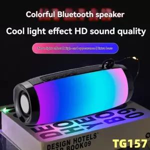 TF/SD 카드 USB 플래시 드라이브 FM 라디오 강화된 베이스를 갖춘 TG157 블루투스 스피커 - 컴퓨터용 미니