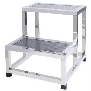 2단 스테인레스 디딤대 인테리어 안전 이동식 공사판 스텝 안전발판 작업발판 방지