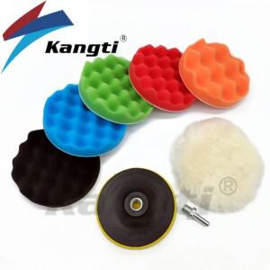 자동차 광택용 스폰지 패드 키트 폼 버퍼 머신 왁스 바이크 오토바이 차량용 스크래치 제거