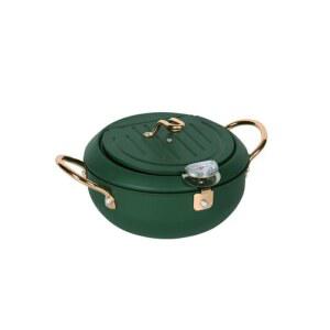 일본튀김기 가정용 냄비 소형 튀김기 튀김 실버논스틱코팅 캠핑