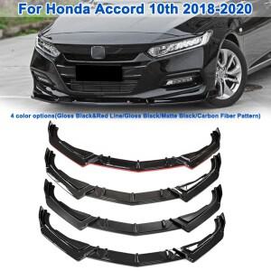 [호환품]혼다 호환 어코드 10세대 -용 자동차 프론트 범퍼 립 스플리터 디퓨저 하단 스포일러 가드 보호대