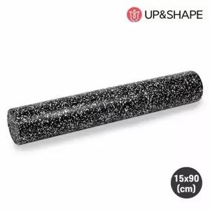 블랙 운동매트 마사지 EPP폼롤러15x90cm