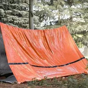 서바이벌 비상 텐트 비박용 솔로 텐트 초경량 백패킹 방수 쉘터