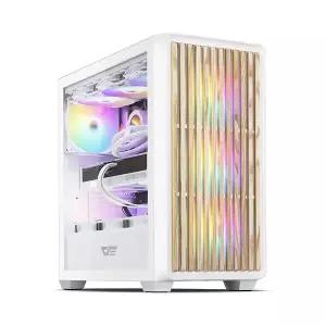 DARKFLASH DW500 우드 MESH RGB (화이트)