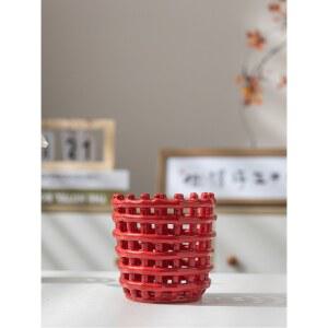 트위스트 트레이 세라믹바스켓 바구니 다과바구니 모던 과자 블랙 바스켓 팬트리 스타일