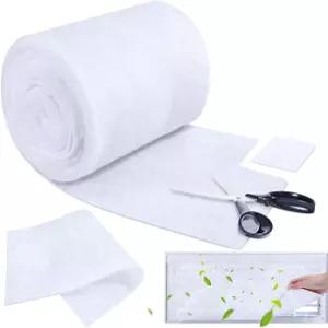 HunnmingRe 18인치 x 120인치 에어 벤트 필터 먼지 제어 교체용 롤 소재에 맞게 절단된 폴리에스터 플로어