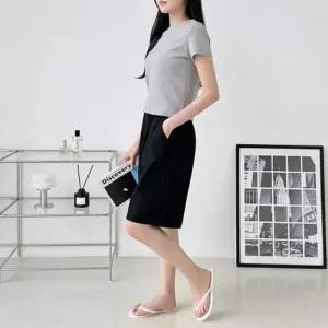 [라일리여성의류] Rly 일상템 인견베이직 시어벤 카고 중간기장 숏팬츠