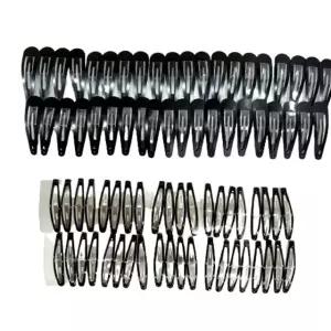 헤어핀 똑딱핀 앞머리핀 대형/ 슬림 검정 40개