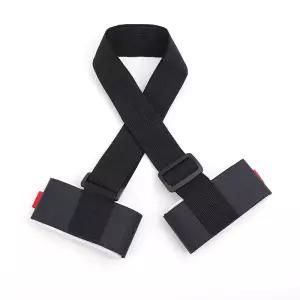 겨울 스노우보드 고정 블랙 스트랩 휴대용 손잡이형 밴드