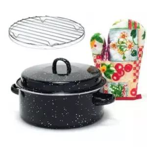 현이몰 키친아트 직화냄비 군고구마 냄비 장갑포함 28cm 고구마직화냄비 군고구마냄비 군밤냄비 캠핑냄비